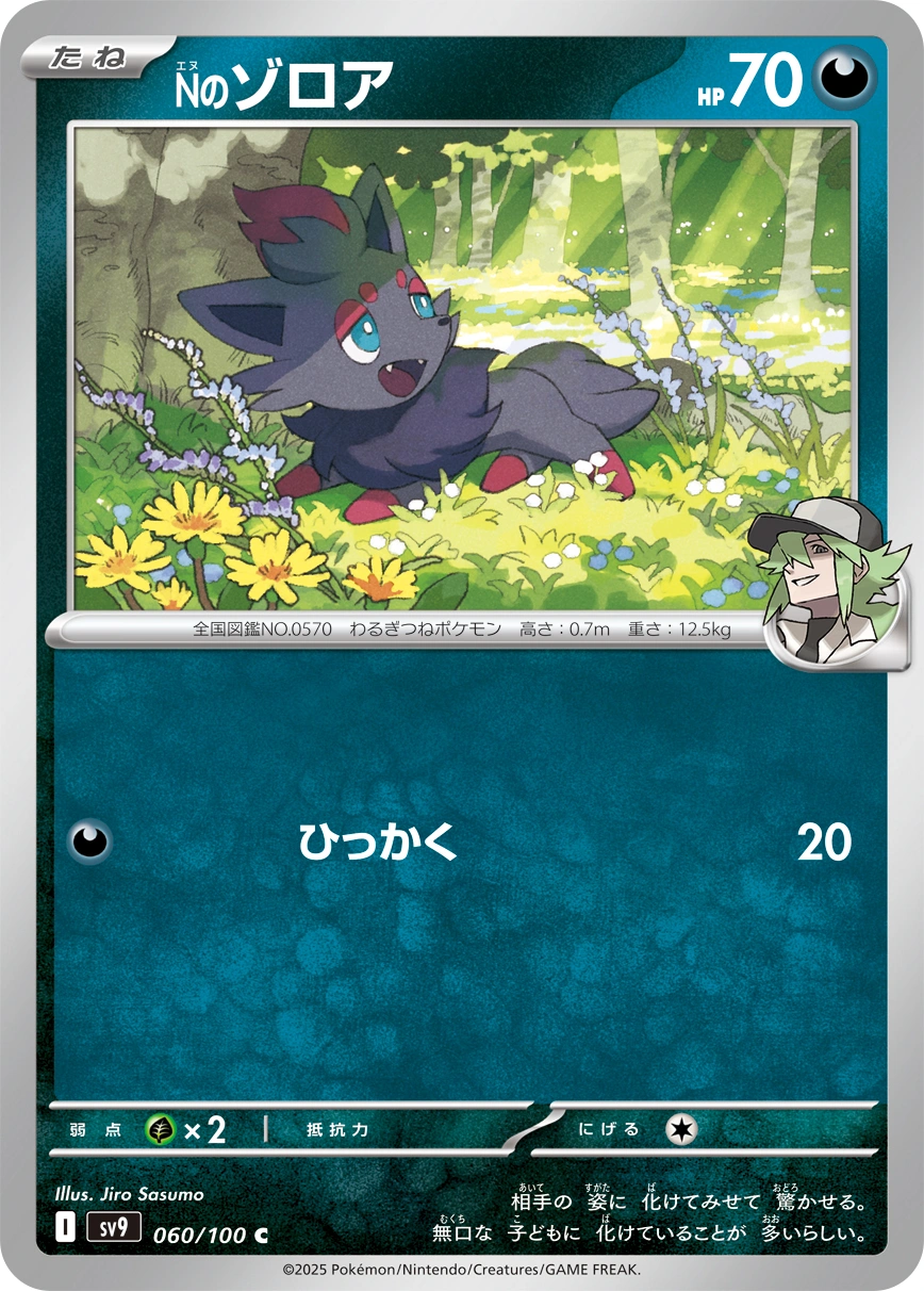N's Zorua — Battle Partners 060/100